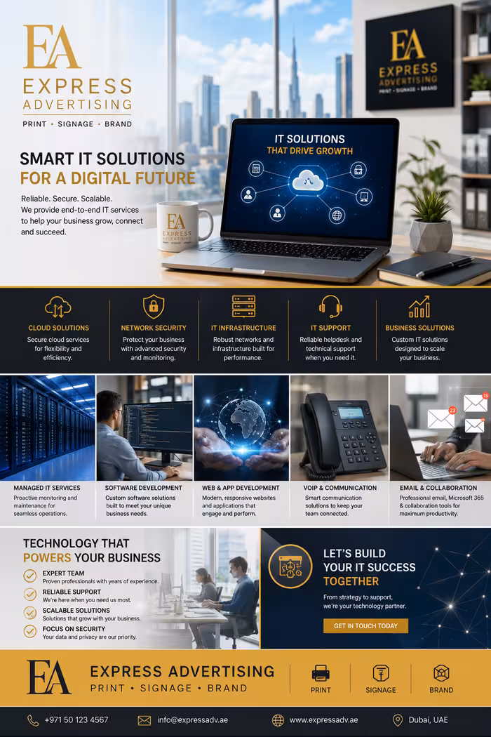 Express Advertising IT services — websites, hosting and support